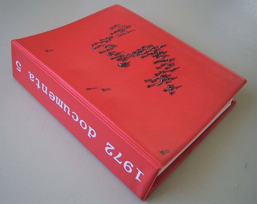 Katalog documenta 5, 1972 (Gestaltung: Ed Ruscha)