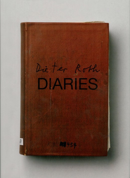 Dieter Roth, Diaries, 2012