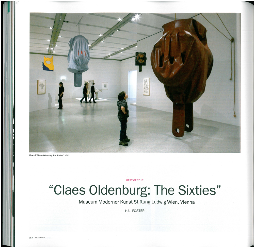 Artforum, December 2012, S. 214