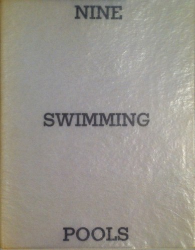 Ed Ruscha, Nine Swimming Pools, 1968