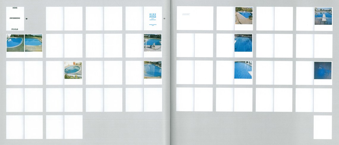Ed Ruscha: Nine Swimming Pools (and a broken glass), 1968 (Fotonachweis: Catalogue raisonné, Walker Art Center, Minneapolis 1999)