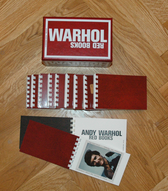 Red Books by Andy Warhol, 2004 (Faksimile Fotobücher)