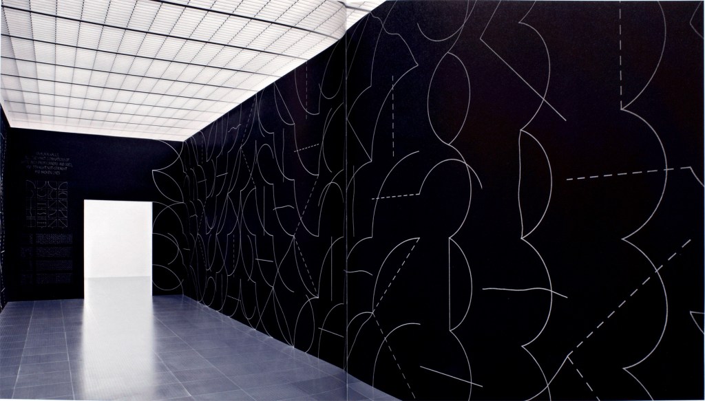 Installation view at Centre Pompidou-Metz: Sol LeWitt, Wall Drawing #260, 1975