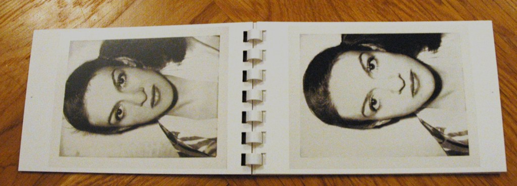 Book #227, 1973, Polaroid Type 107, black and white. Paloma Picasso (Foto: Marlene Obermayer)