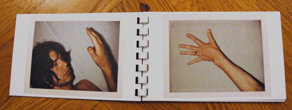 Book #237, 1975, Polacolor Type 108, Mick Jagger (Foto: Marlene Obermayer)