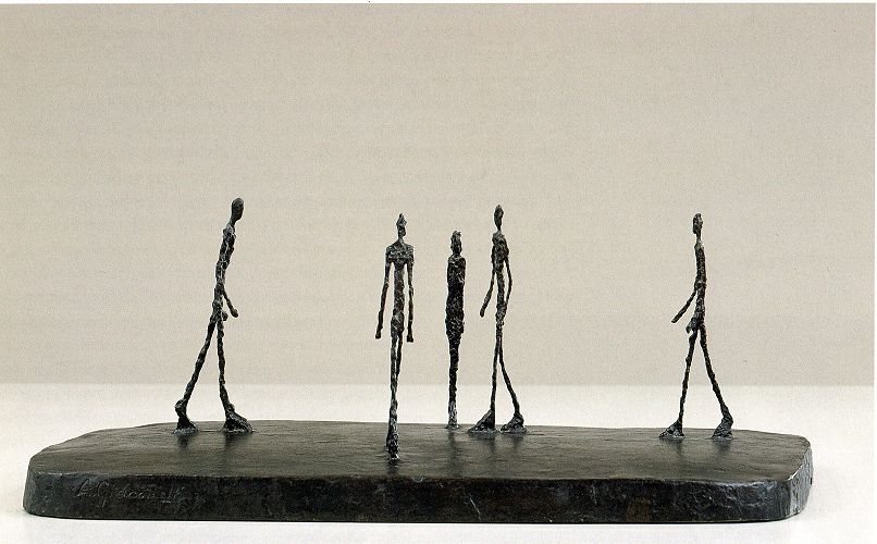 Alberto Giacometti Place (Platz), 1948-49 (Quelle: Hamburger Kunsthalle)