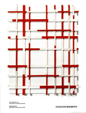 Ausstellungskatalog | Rasterfahndung, Kunstmuseum Stuttgart, 2012 (Beat Zoderer, Baulatten auf Leinwand, 1997)