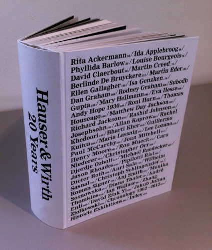 Hauser Wirth 20 Years