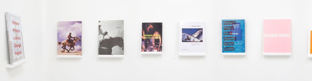 Bibliothèque d’un amateur. Richard Prince’s Publications 1981-2014 (source: Motto Berlin)